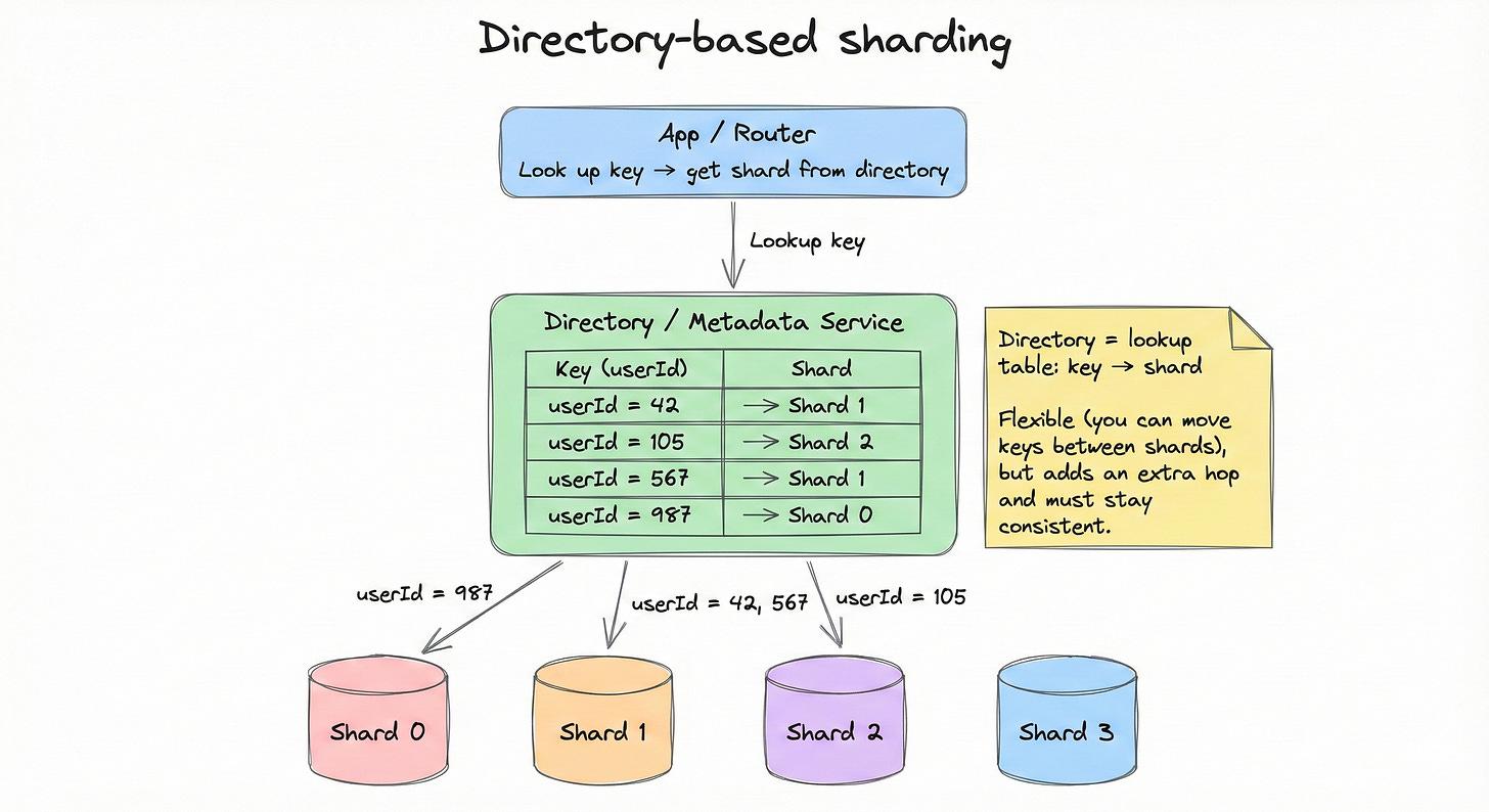 Directory-based sharding