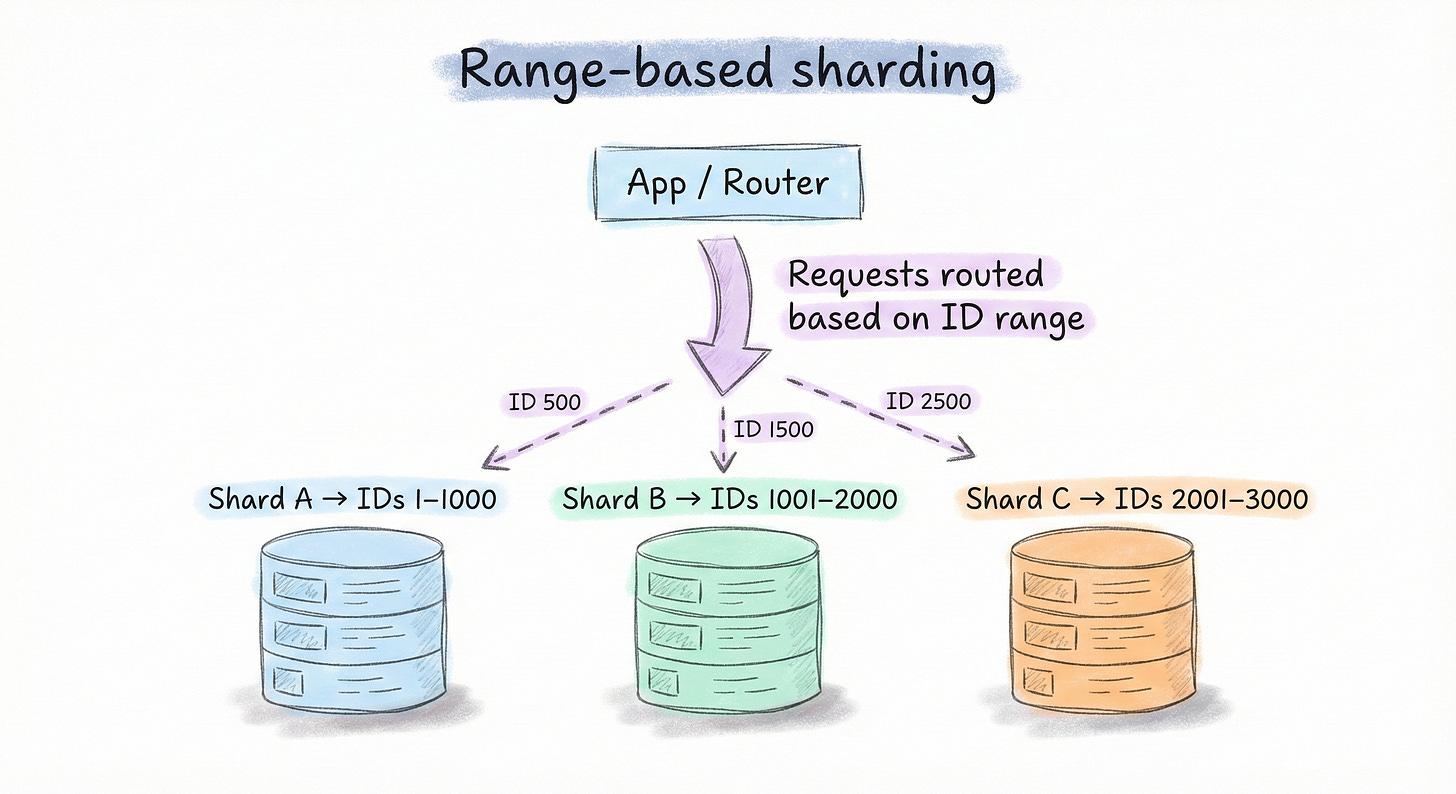 Range-based sharding